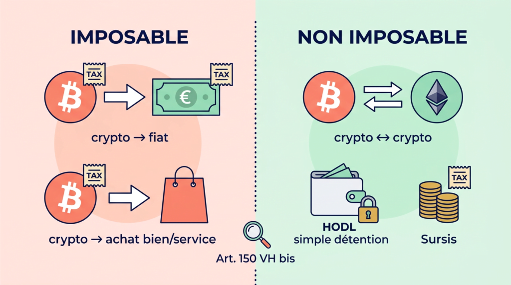 Cryptomonnaies Fiscalité France 2026